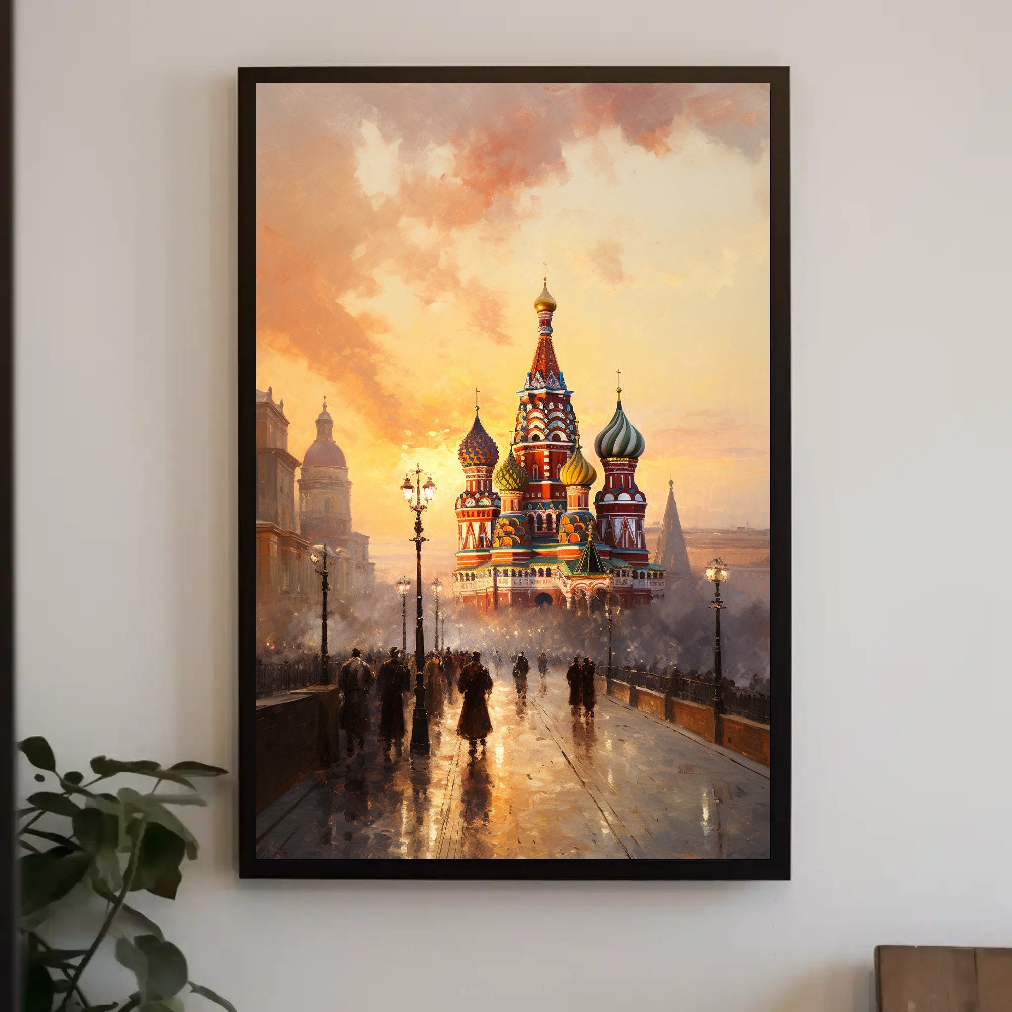 St. BasilS Cathedral At Sunset Poster