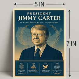 Jimmy Carter Leadership Gallery Print PosterGoat