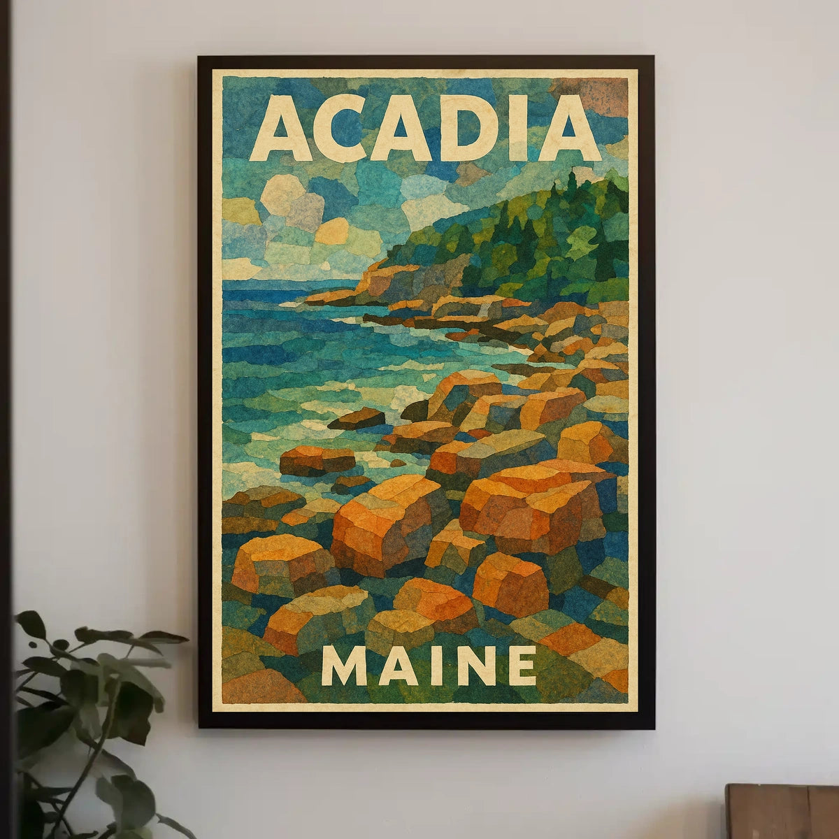 Acadia National Park Maine Poster