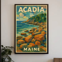 Acadia National Park Maine Poster