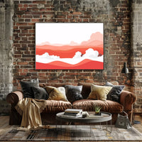 Abstract Desert Landscape Minimalist Poster Art Print