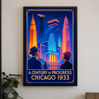 A Century of Progress Chicago 1933 Poster
