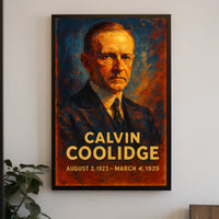 Calvin Coolidge Presidential Term Poster