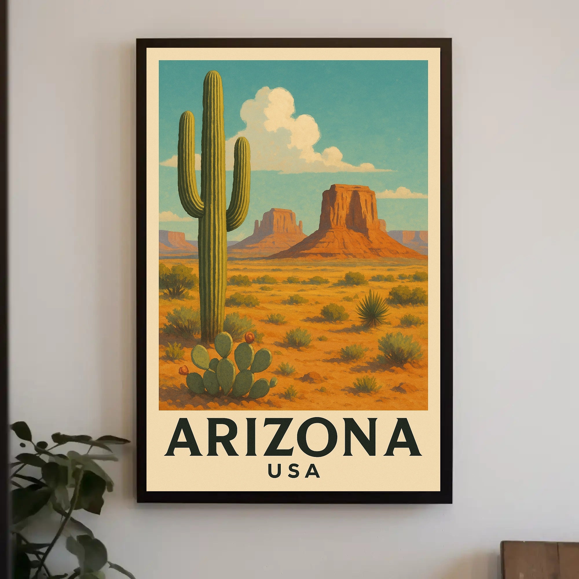 Arizona Desert Landscape Poster