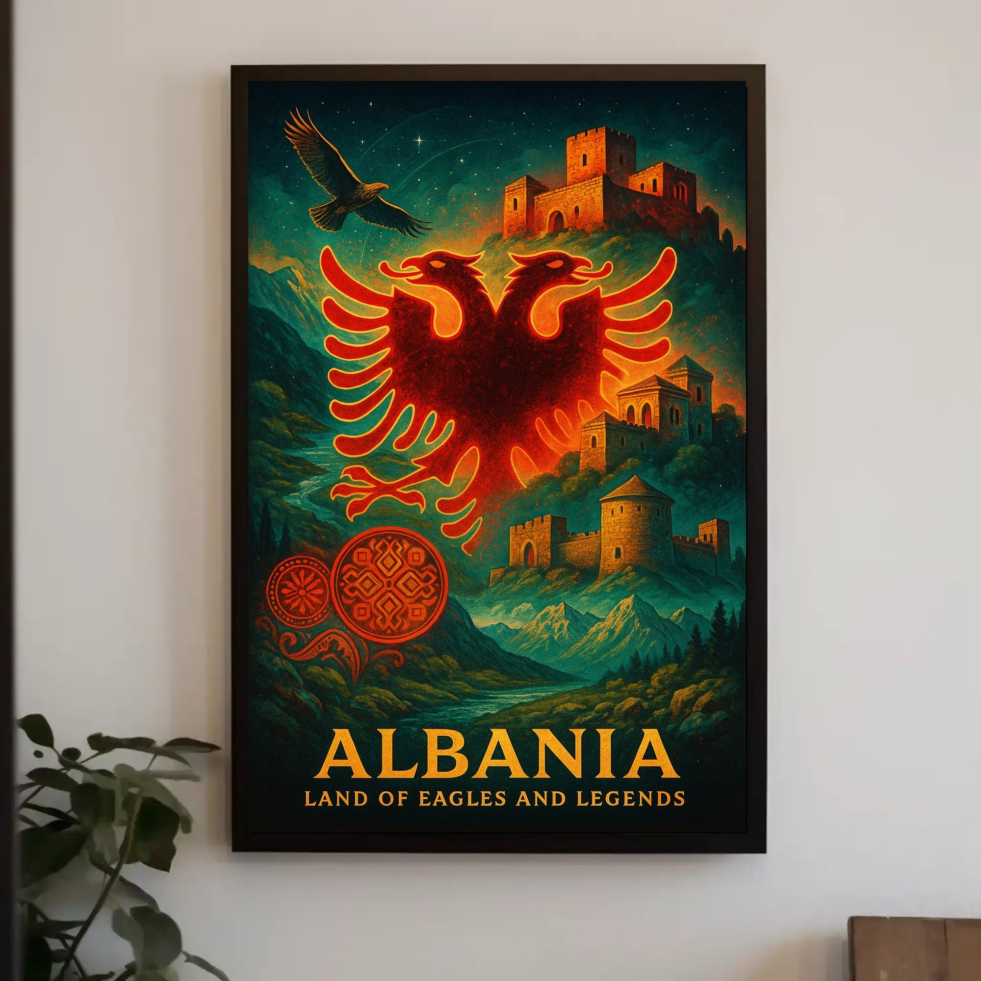 Albania Land of Eagles and Legends Poster