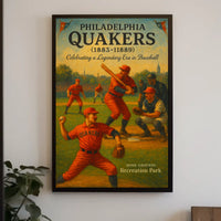Philadelphia Quakers Celebrating A Poster