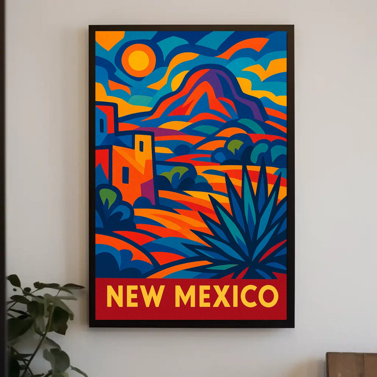 New Mexico Vibrant Landscapes Wanderlust Poster