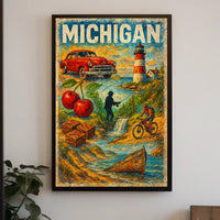 Discover Michigan Poster