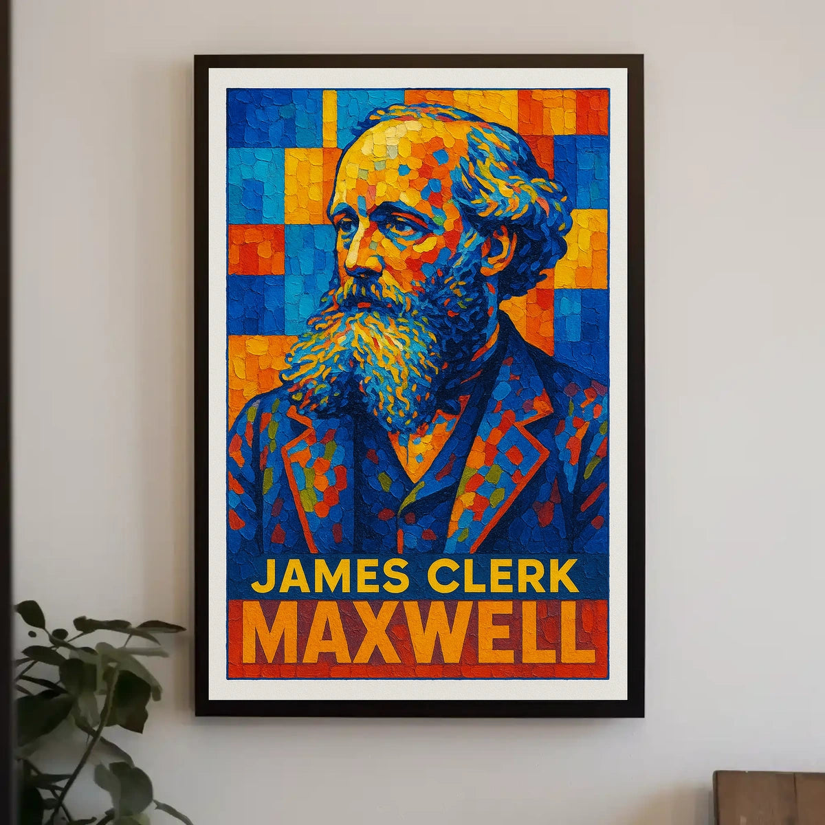 James Clerk Maxwell Poster
