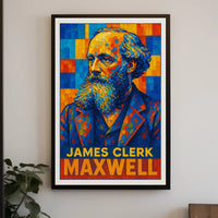 James Clerk Maxwell Poster