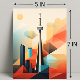 Geometric Skyline Poster