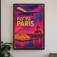 Fly To Paris Poster