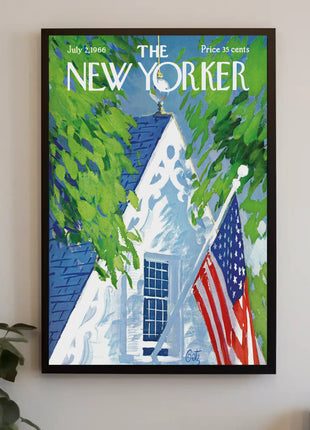 Iconic American Summer Day July 1966 Cultural Heritage Poster