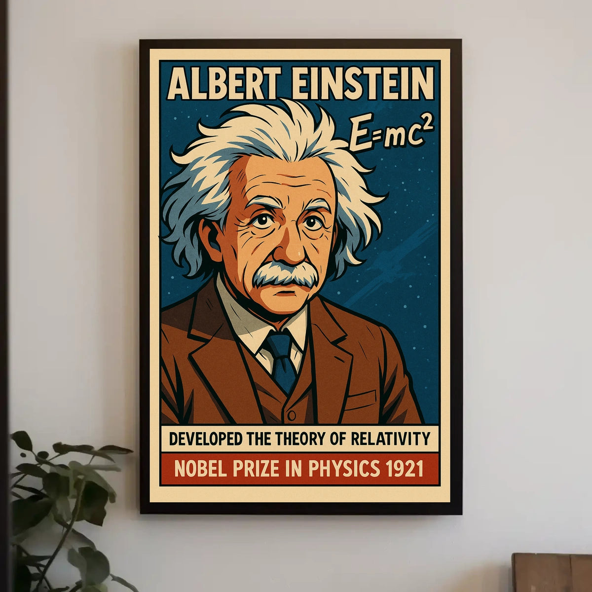 Albert Einstein Theory Of Relativity Poster