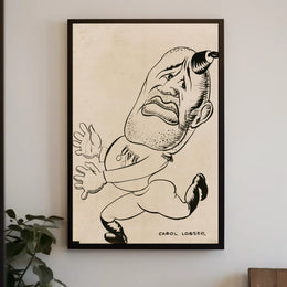 Quirky Character Illustration Poster PosterGoat