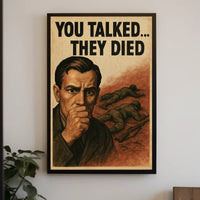 You Talked... They Died Poster