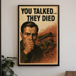 You Talked... They Died Poster