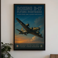 Boeing B-17 Flying Fortress Poster