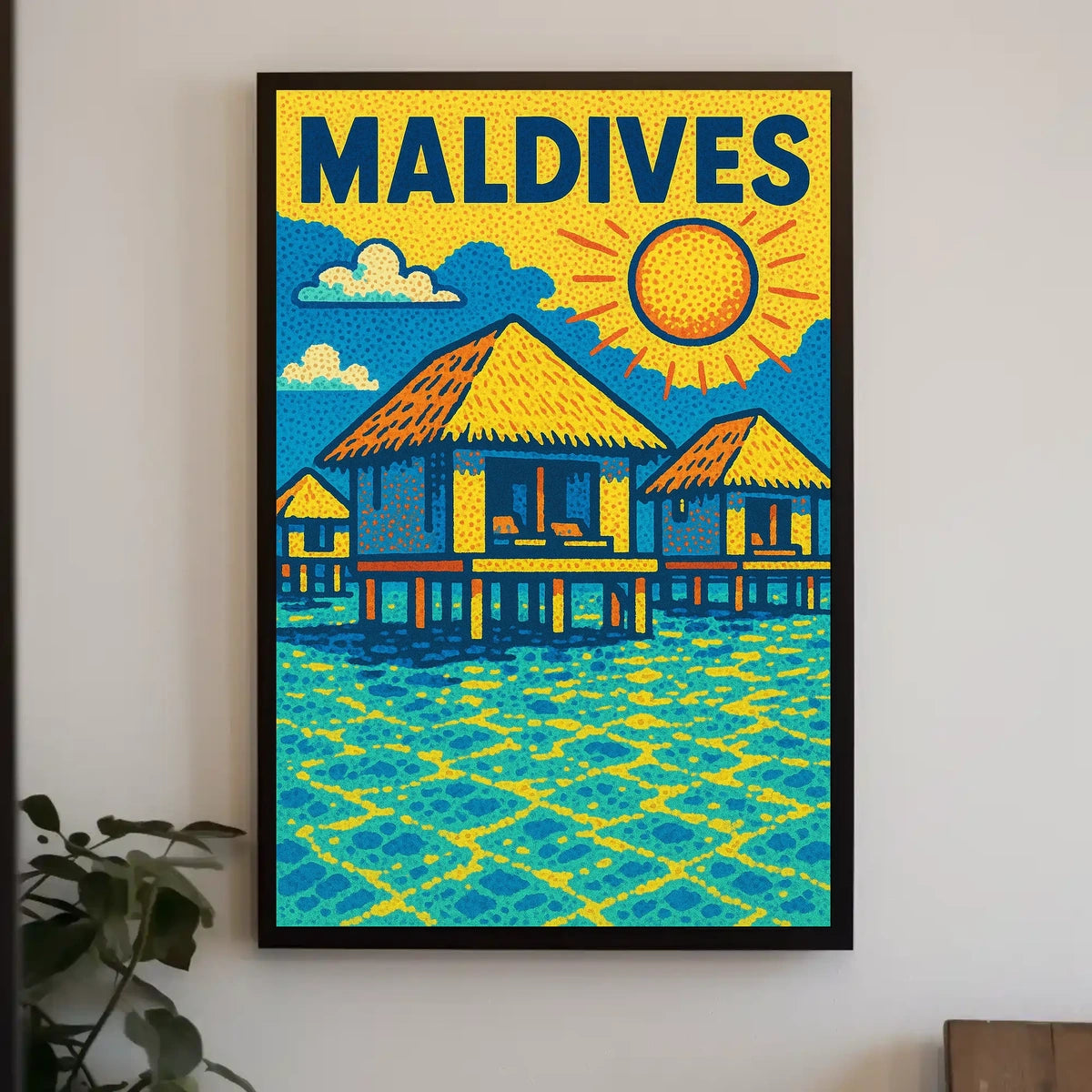 Maldives Paradise Poster