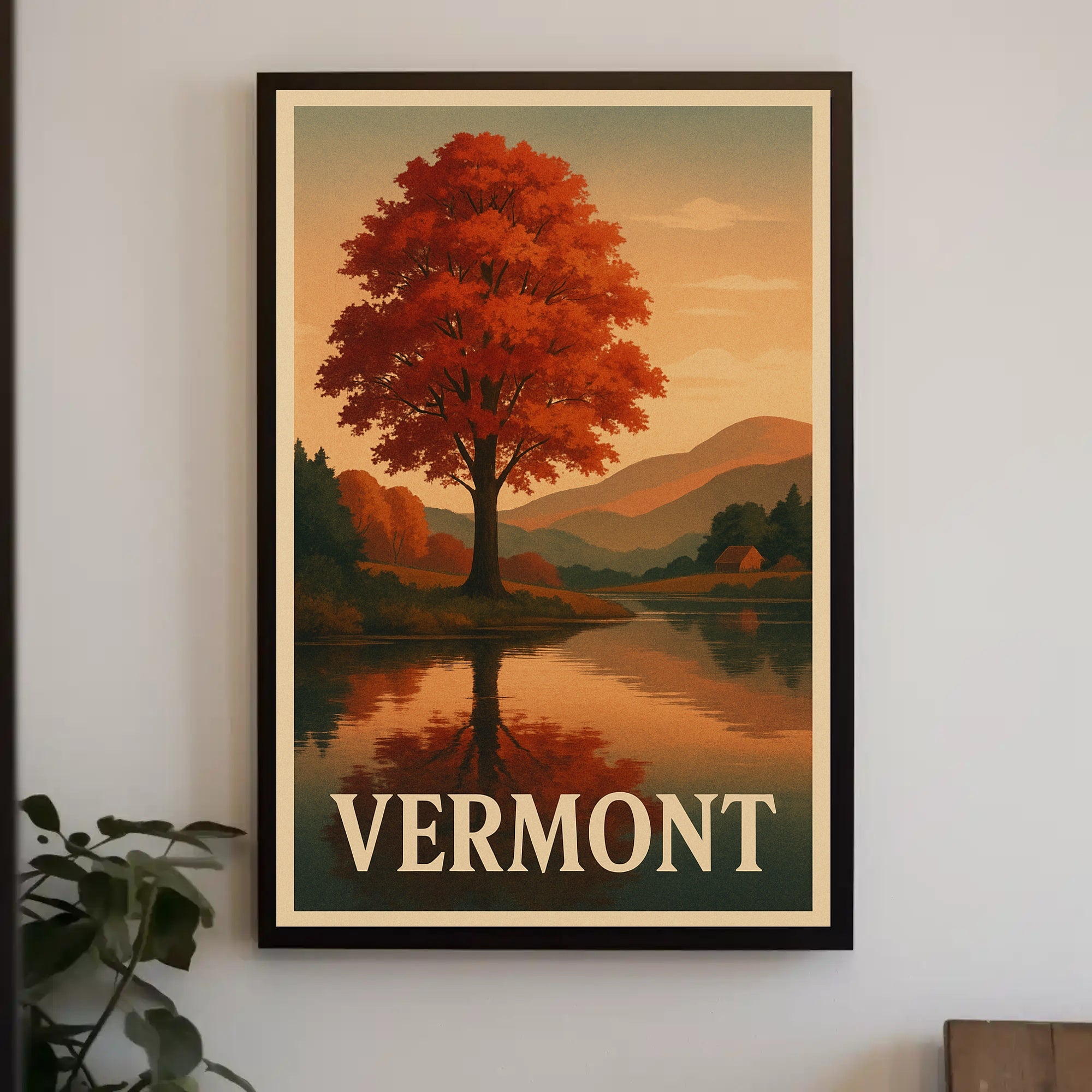 Vermont Autumn Splendor Wall Art Print