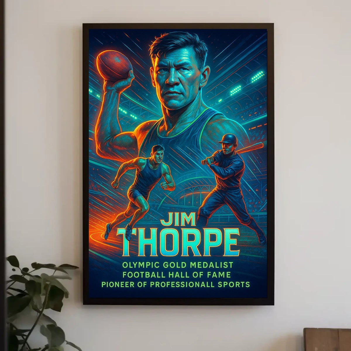 Celebrating a Sports Legend Poster