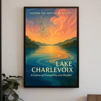 Lake Charlevoix A Canvas Of Poster