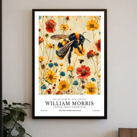 William Morris Vintage Bee Botanical Artistic Poster