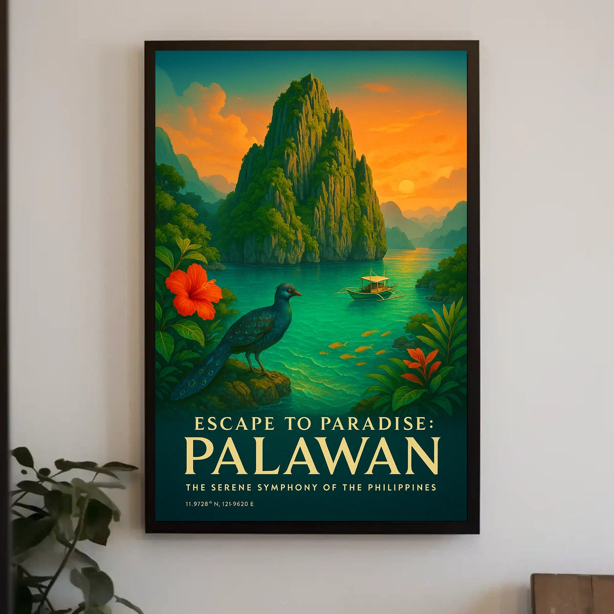 Escape to Paradise Palawan Poster