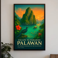 Escape to Paradise Palawan Poster