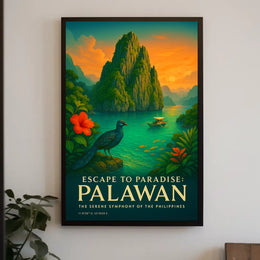 Escape to Paradise Palawan Poster