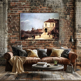 Venetian Harbor Scene: Cultural or Heritage Poster