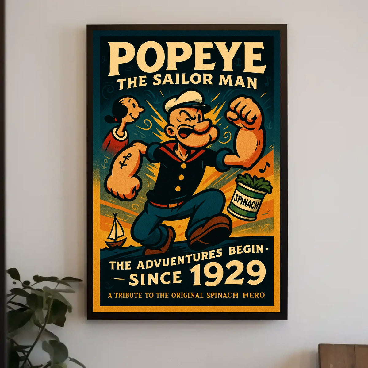Popeye 1929 Art Poster POP-16