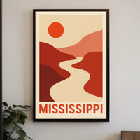 Mississippi Landscape Poster