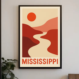 Mississippi Landscape Poster