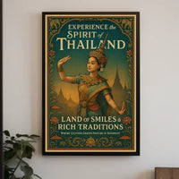 Thailand Cultural Heritage Culture Vintage Tradition Poster