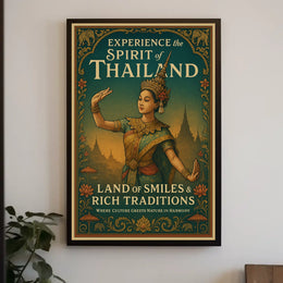 Thailand Cultural Heritage Culture Vintage Tradition Poster