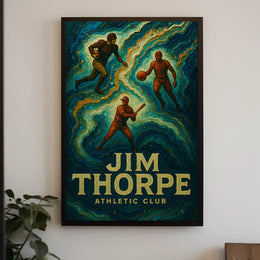 Jim Thorpe Athletic Club Poster