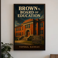 Brown V. Board Of Education Poster