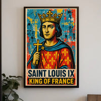 Saint Louis Ix King Of France Poster
