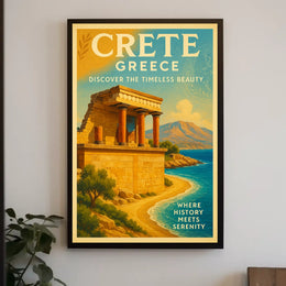 Discover Crete, Greece Poster