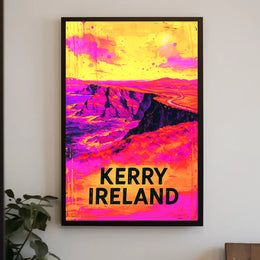 Kerry, Ireland Vibrant Landscapes Poster PosterGoat