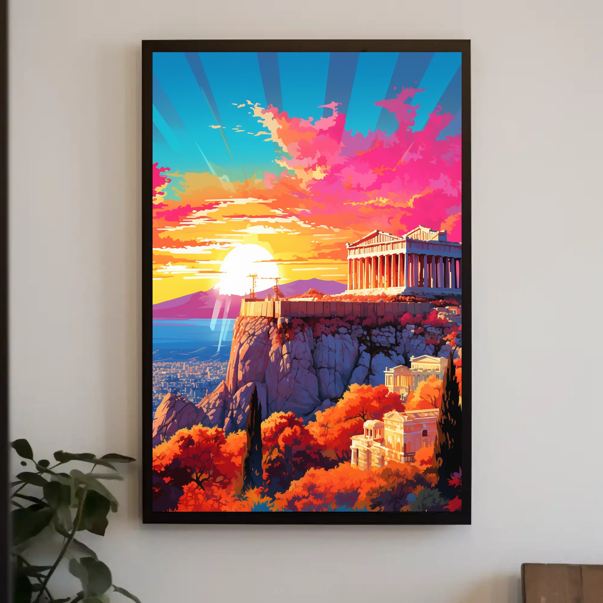 Ancient Parthenon Splendor Athens Cultural or Heritage Poster