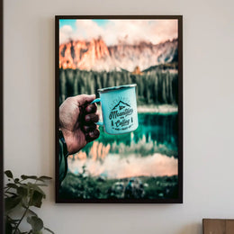 The Mountains Are Calling Poster
