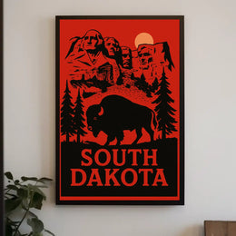 Mount Rushmore And South Dakota Poster