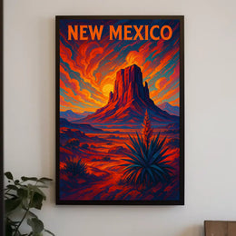 New Mexico Sunset Poster