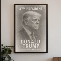 Legacy Leadership Donald Trump Portrait Realism Poster