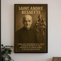Saint André Bessette Humble Holy Cross Poster