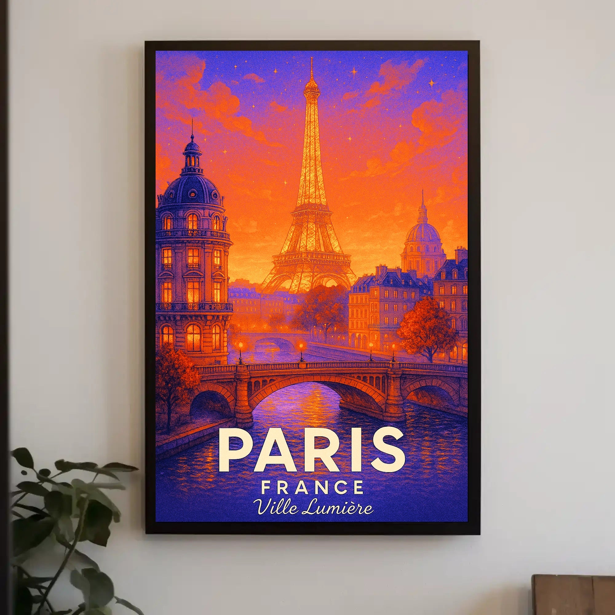 Paris - Ville Lumière Poster