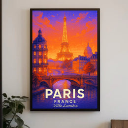 Paris - Ville Lumière Poster PosterGoat