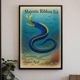 Majestic Ribbon Eel Poster
